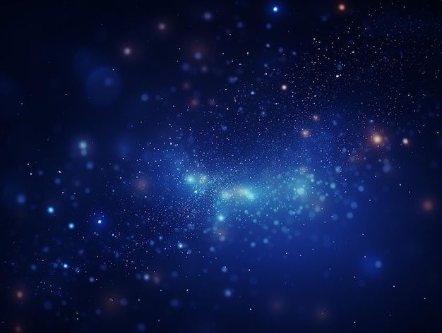 Oscuro índigo y partícula de brillo efecto de haz de luz de fondo abstracto