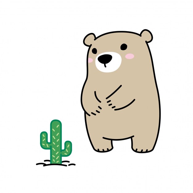 oso cactus vector polar