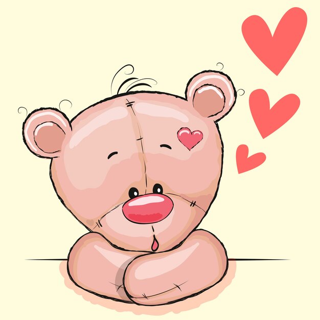 El oso con el corazón