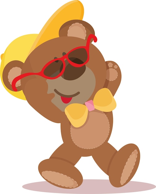 Oso con gafas de sol