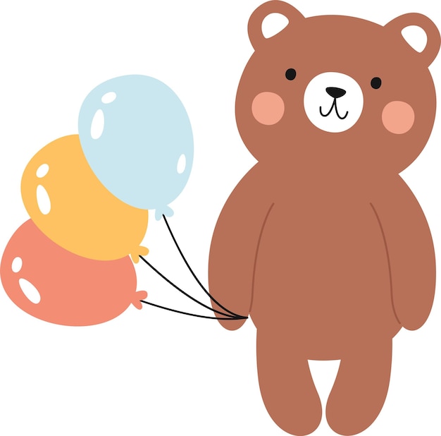 oso con globos
