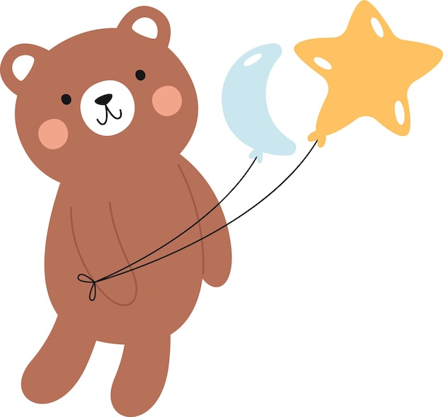 oso con globos