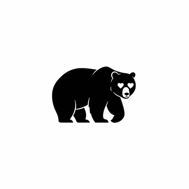 El oso de ojos de corazón