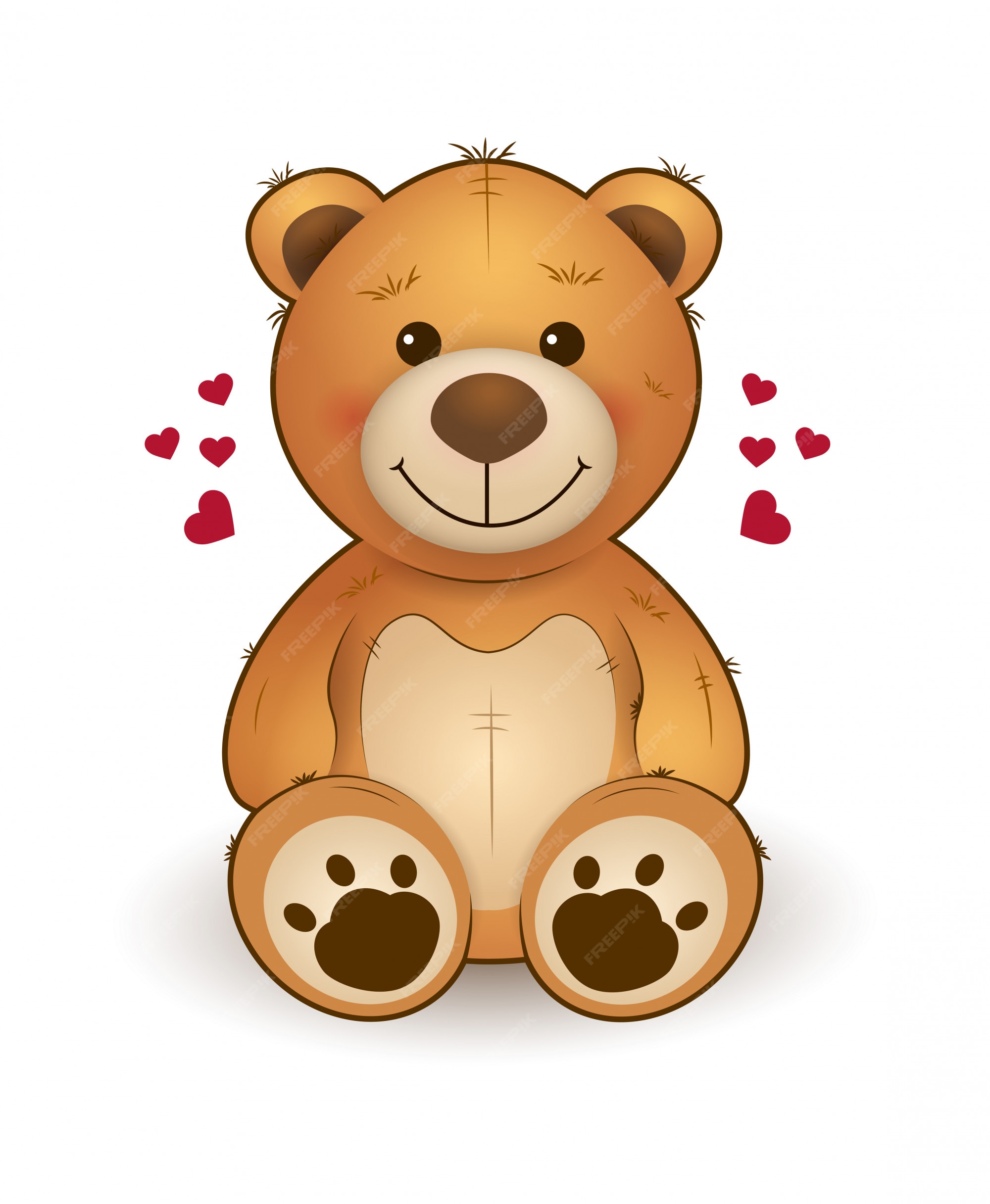 Oso de peluche de dibujos animados | Vector Premium Oso de peluche de dibujos animados | Vector Premium