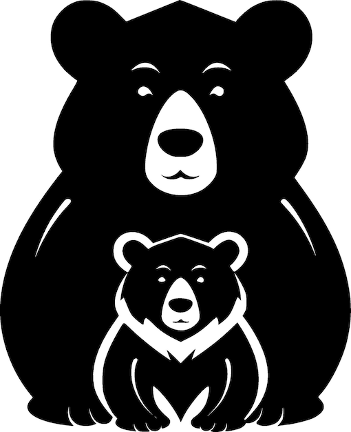 Vector osos logotipo vectorial de alta calidad ilustración vectorial ideal para gráficos de camisetas