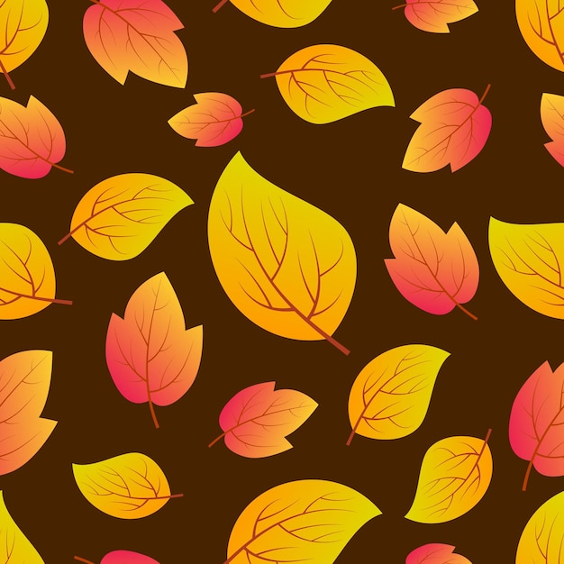 Otoño de fondo transparente con hojas de arce de colores. Diseño de carteles de la temporada de otoño, papeles de regalo y decoraciones navideñas. Ilustración vectorial