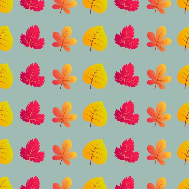 Otoño fondo transparente con hojas de colores. diseño de carteles de la temporada de otoño, papeles de regalo y decoraciones navideñas. ilustración vectorial