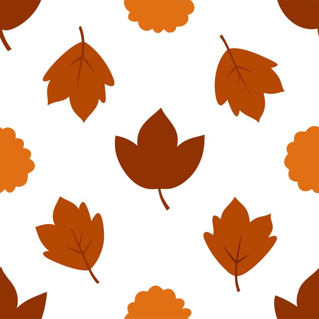 otoño terra marrón francés patrón sin costuras arte vectorial e ilustración