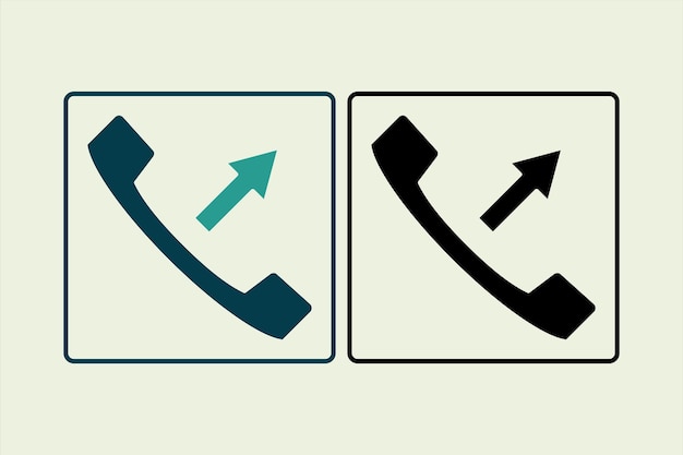 outgoing call icon icon related to UI elements suitable for web site app user interfaceselement printable etc solid icon style simple vector design editable