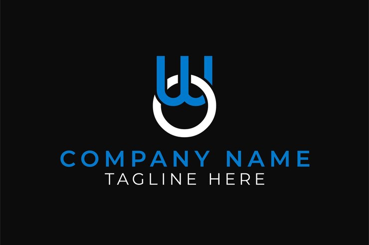 Vector ow ow logotipo de marca de letra ow logotipo de marca de palabra ow logotipo comercial ow logotipo comercial