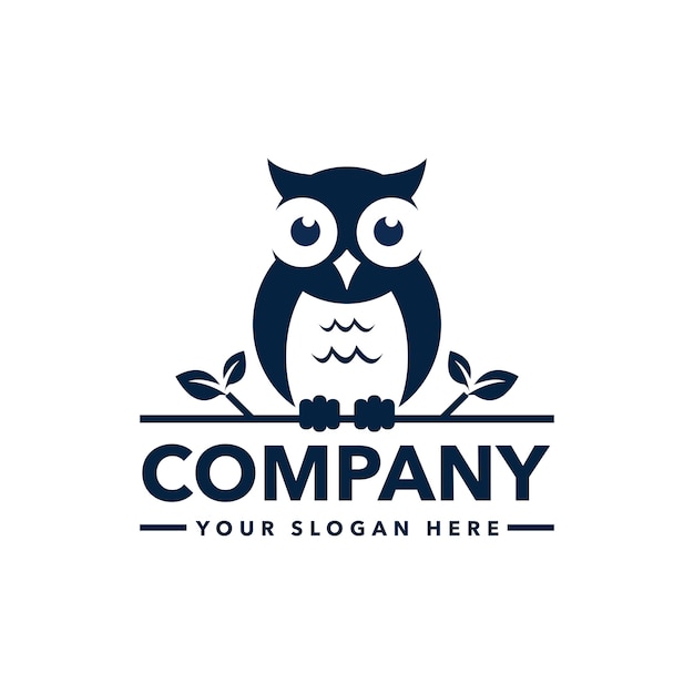 Vector owl logo