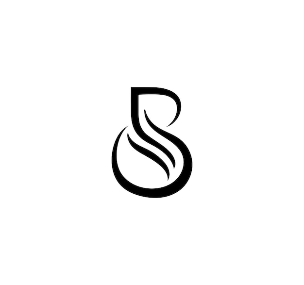 p belleza mujer línea arte lujo flor creativa belleza cuidado de la piel diseño de logotipo minimalista