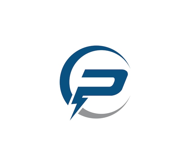 P Energía Eléctrica Diseño del logotipo de la empresa Concepto