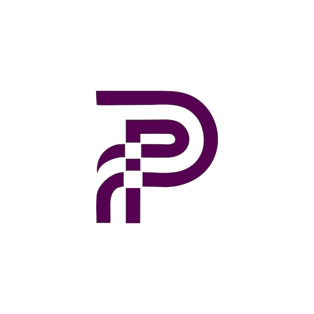 P logo