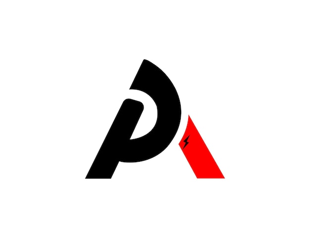 p último diseño vectorial del logotipo