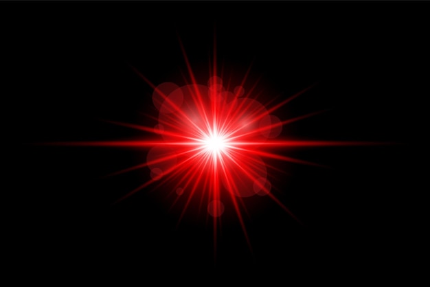Pack de destellos de lente personalizados de vector transparente con efecto de luz