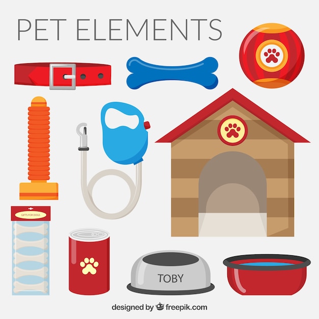 Pack de elementos para Toby