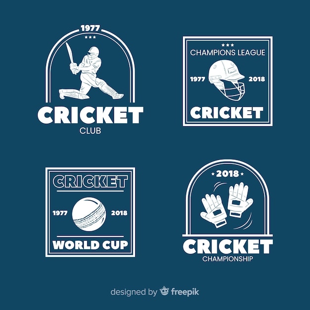 Pack de etiquetas de cricket