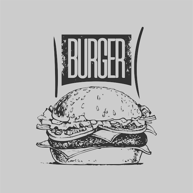 Vector pack hamburguesas