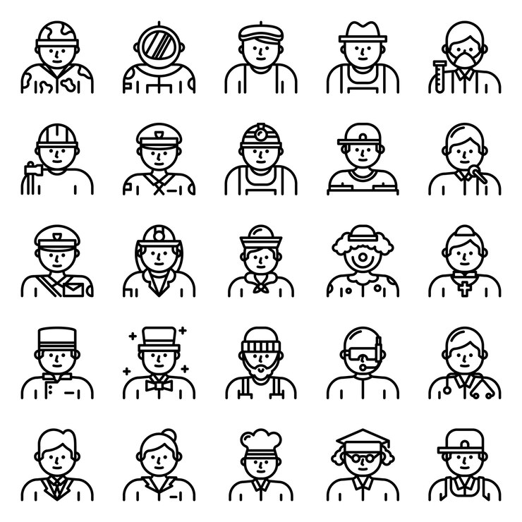 Pack de iconos de avatar