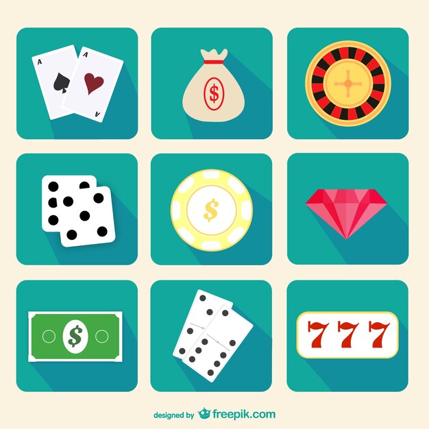 Pack de iconos de casino