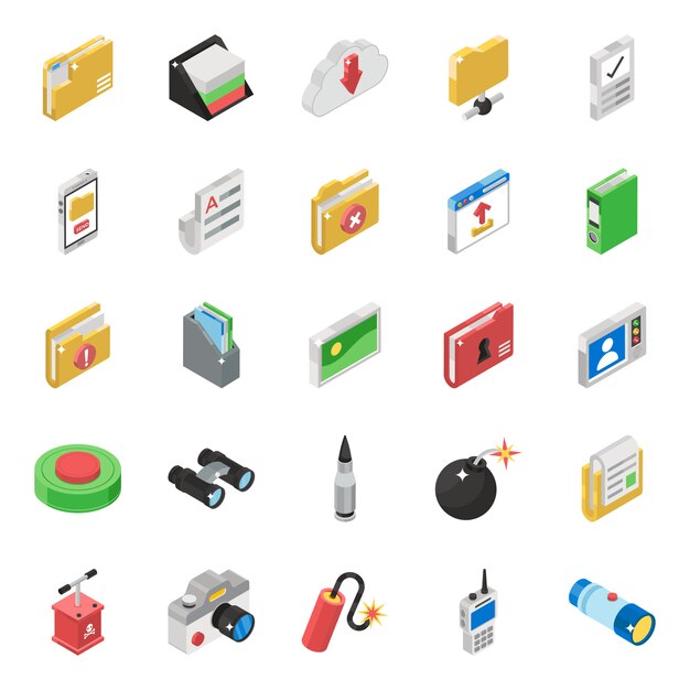 Pack de iconos de comunicación digital