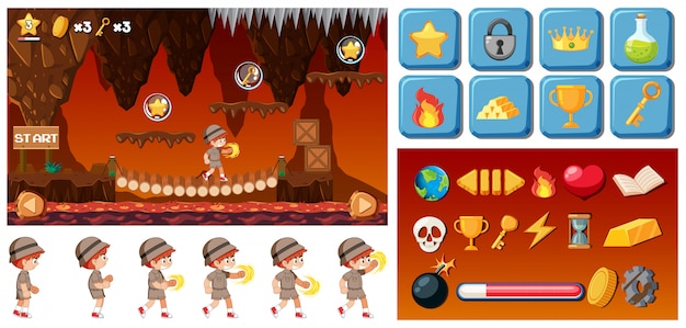 Pack de juegos de boy scouts