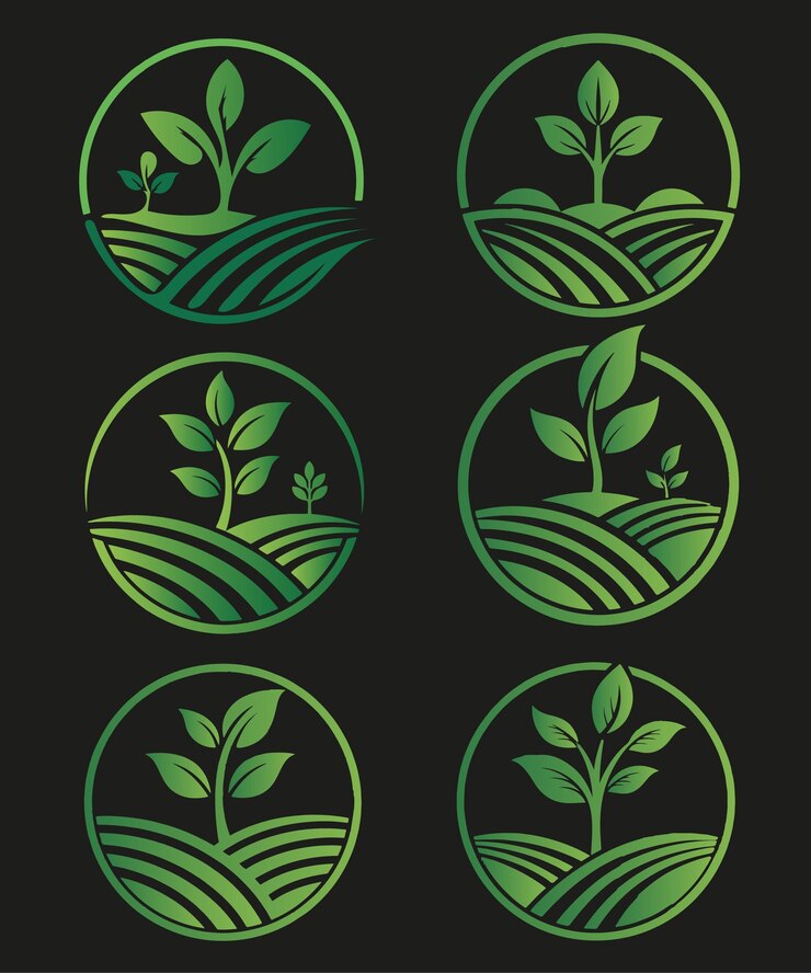 Pack de logotipo ecológico Amplificador ecológico Diseños ambientales