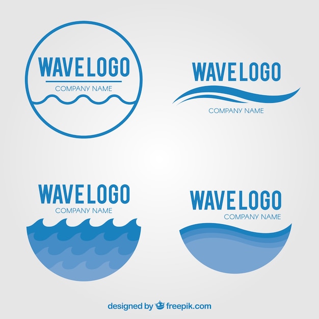 Pack de logotipos de ondas