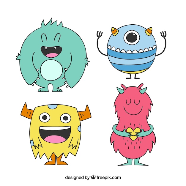 Vector pack de monstruos