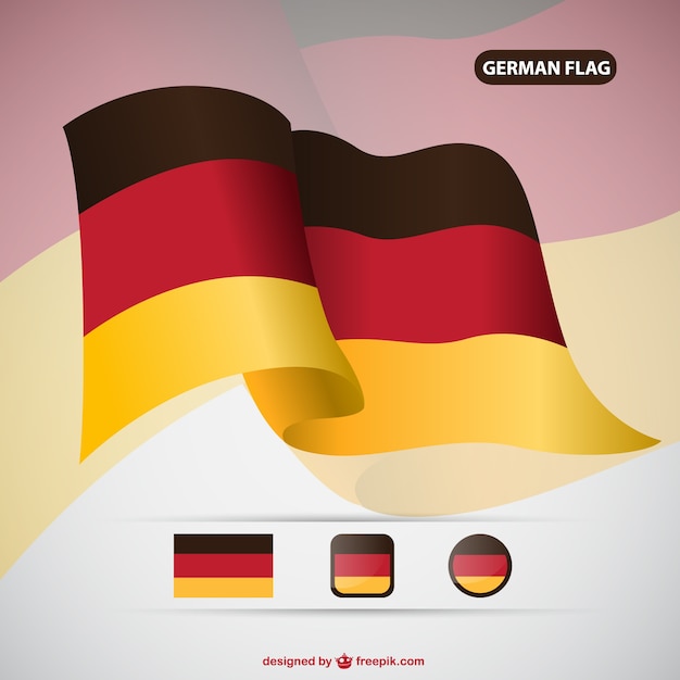 Pack de vectores bandera de alemania