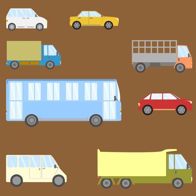 Pack de vectores de coches