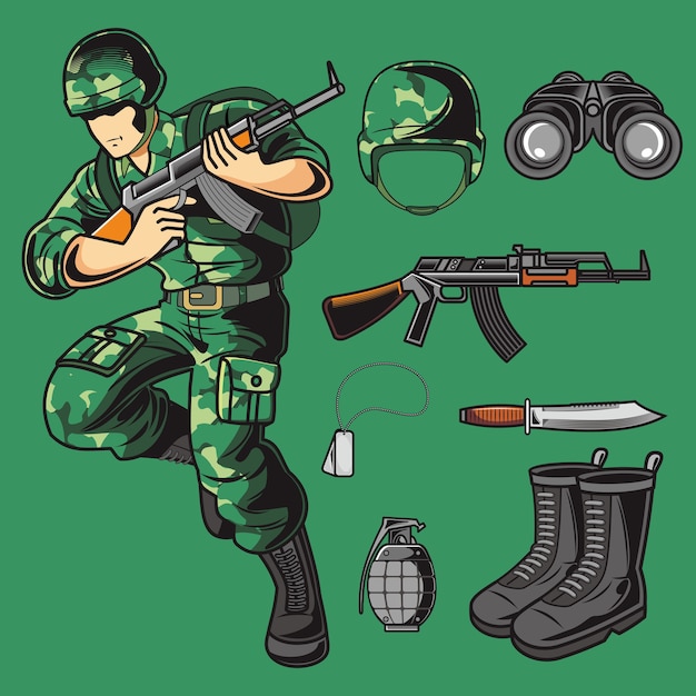Pack de vectores de ejército
