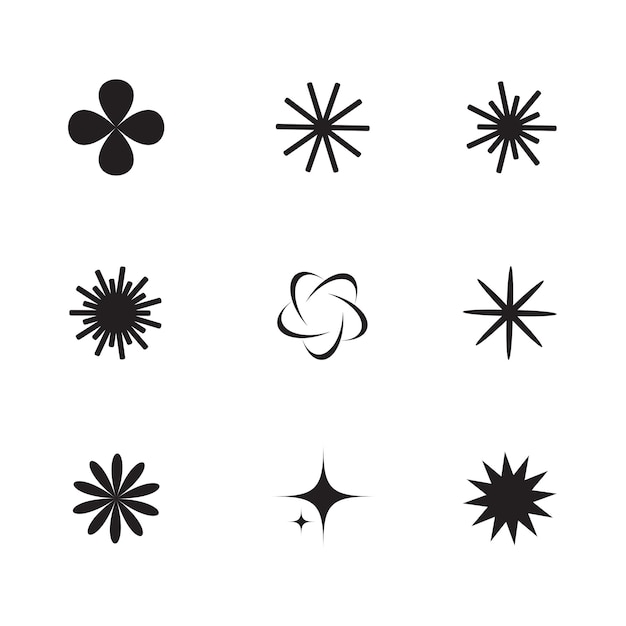 Pacto de activos vectoriales de forma vectorial póster vintage retro paquete de eventos para el año 2000