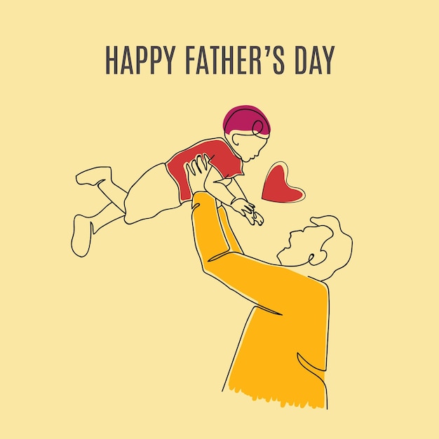 Padre e hijo jugando juntos