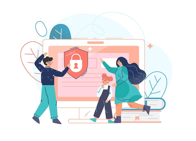 Los padres utilizan software de control parental para restringir el acceso de los niños