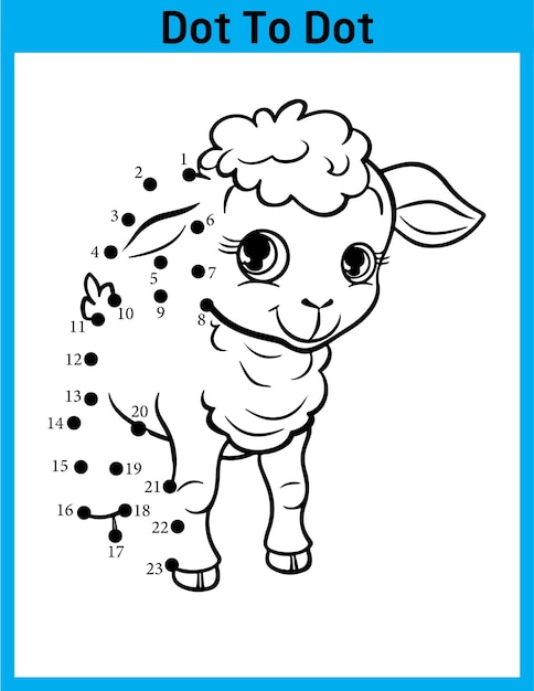 Página de actividades de punto a punto para niños