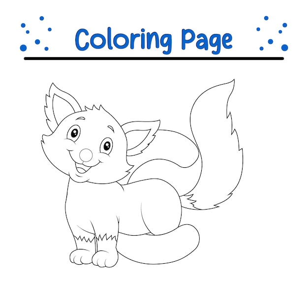 Página para colorear alfabeto c con gato