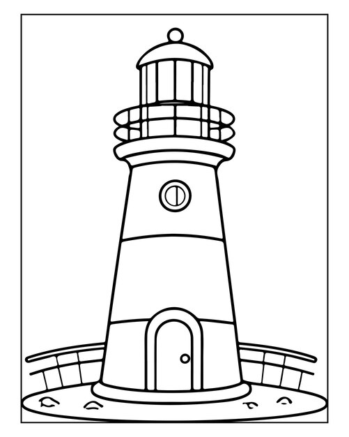 Página para colorear de la Casa Luminosa