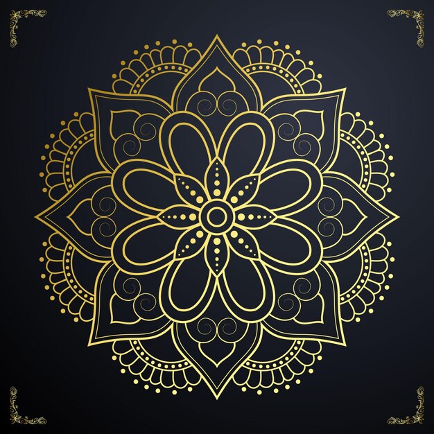 Página para colorear de mandala simple para invitación
