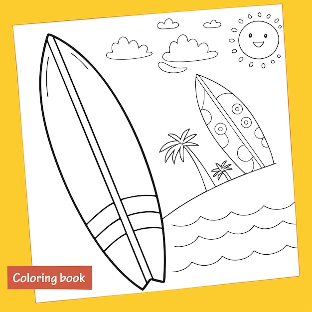 Página para colorear para navegar