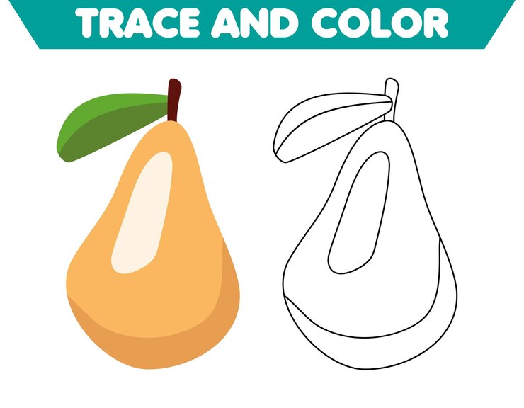 Vector página de colorear verduras para niños gráficos vectoriales salud para niños un juego para niños