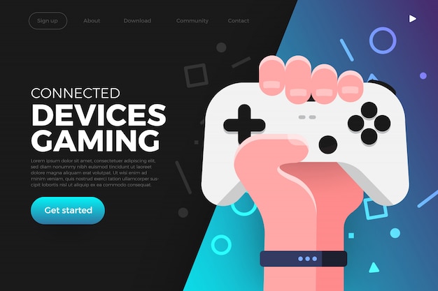 Página de destino. Juego de ilustraciones concepto de plataforma de streaming.