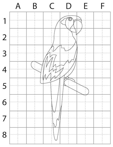 Página de dibujo de aves