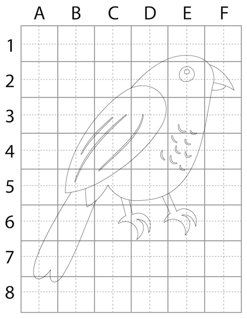 Página de dibujo de aves