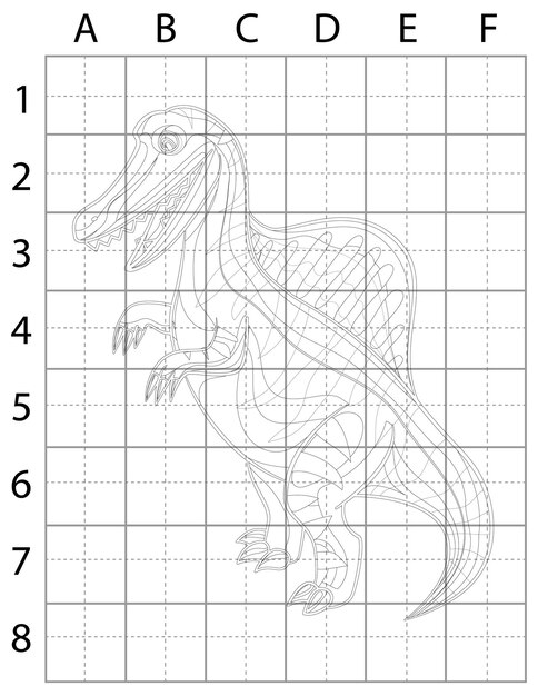 Página de dibujo de dinosaurios, cómo dibujar dinosaurios, aprender a dibujar dinosaurios para niños, dinosaurio negro y w | Vector Premium Página de dibujo de dinosaurios, cómo dibujar dinosaurios, aprender a dibujar dinosaurios para niños, dinosaurio negro y w | Vector Premium