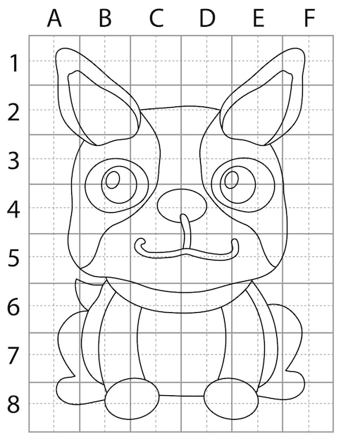 Página de dibujo de perros, cómo dibujar perros, aprender a dibujar perros, páginas de dibujo de animales, perros
