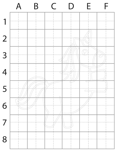 Página de dibujo de unicornio