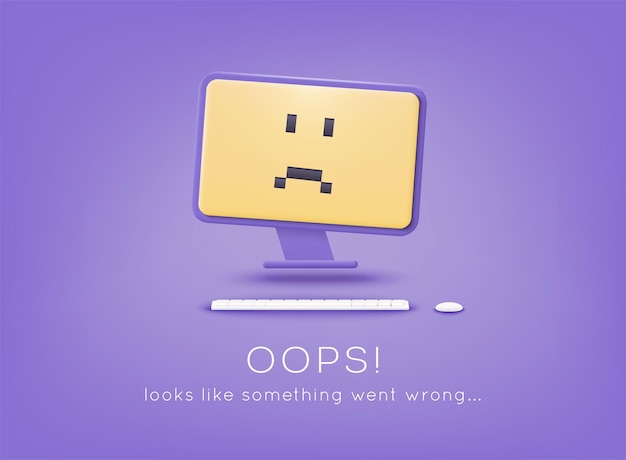 Página de error 404 no encontrada Página no encontrada texto Oops Parece que algo se fue