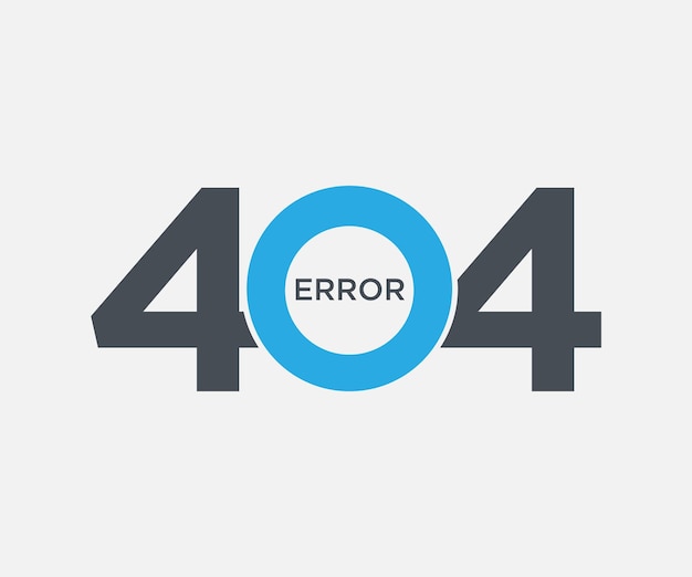 Página de error 404 no encontrada Problema de la computadora del símbolo vectorial con el sitio web